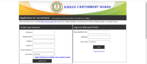 Kirkee Cantonment Board Recruitment 2021 | Apply Online for Junior Clerk, Junior Engineer and Sanitary Inspector Posts