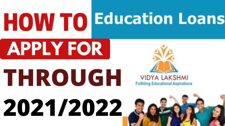 Read more about the article How to apply for Education Loan through Vidyalakshmi Portal ?