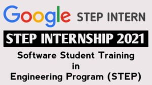 Read more about the article Google Hiring Step Interns | Batch 2024 | Internship Opportunity in Google India | Vivek agarwal