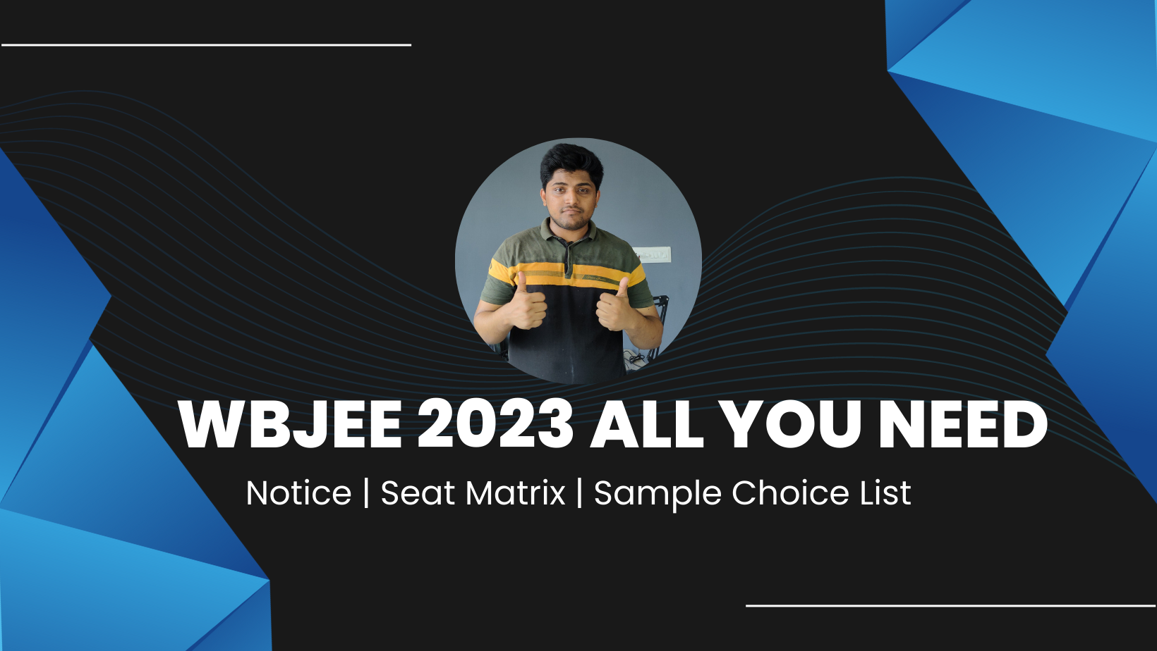Download WBJEE 2023 Sample choice list