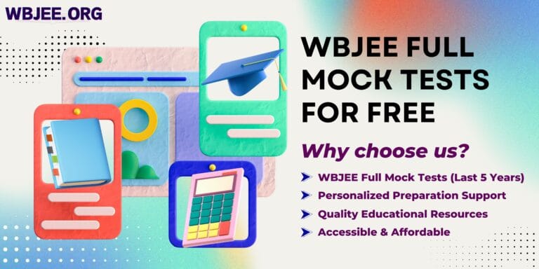 Read more about the article DOWNLOAD PYQs for WBJEE 2025 with Solution for FREE